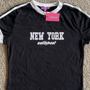 NWT - Edikted limited edition short sleeve New York T